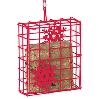 Snowflake Suet Cage - Red & White Assorted (10366)