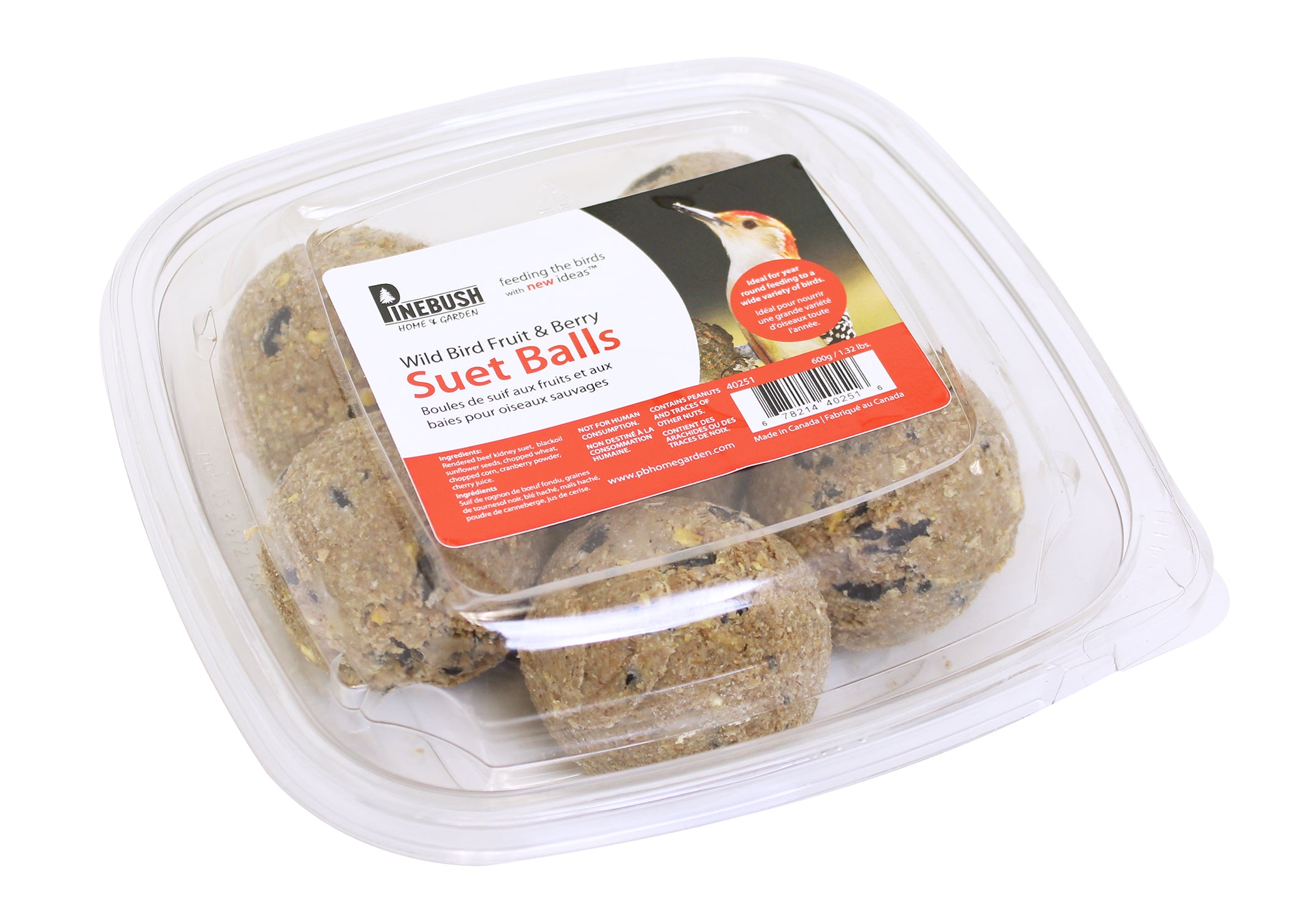 Fruit & Berry Small Suet Balls 6 Pack (40251) Pinebush Home & Garden