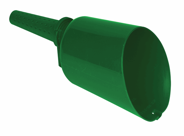 Green scoop.
