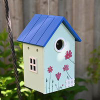 Garden Shed Bird House - Blue (11021)