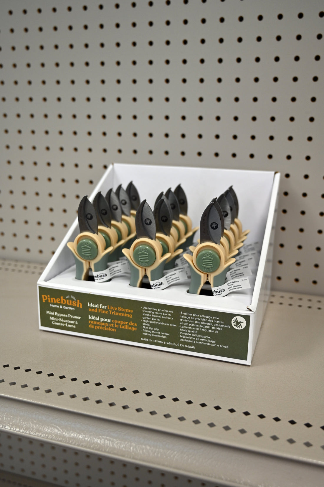 Mini Bypass Pruners (Foliage) Qty 15 / Dsply Box (21432)