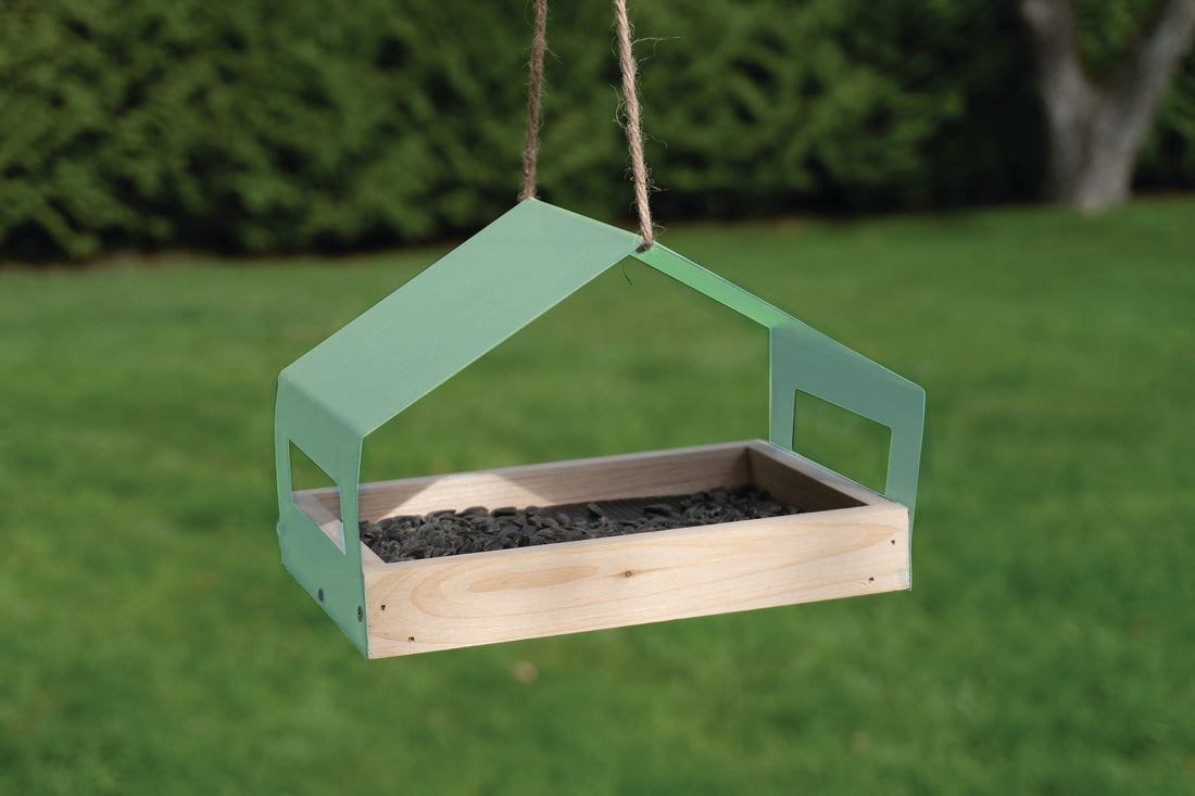 Gable Platform Feeder - Green  (71019)