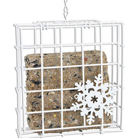 Snowflake Suet Cage - Red & White Assorted (10366)